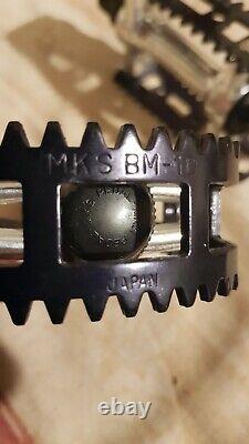 Bmx Mks Foot jaws Bm10 Japan 9/16 Old school Bmx Classic Original 1980s Gt Pk