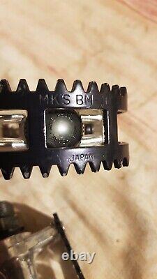 Bmx Mks Foot jaws Bm10 Japan 9/16 Old school Bmx Classic Original 1980s Gt Pk
