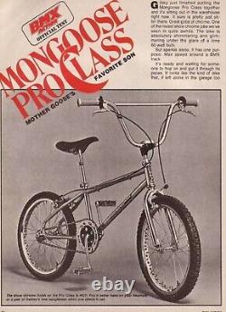 Bmx Mongoose pro Class Grips Original 1982 Old school Bmx Classic