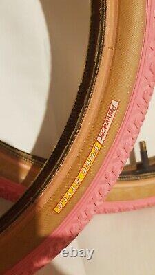 Bmx Panaracer tyres Pink Original 1980s Old school Classic Gt Se Haro Freestyle