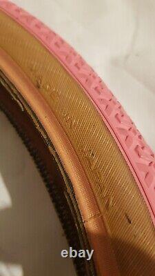Bmx Panaracer tyres Pink Original 1980s Old school Classic Gt Se Haro Freestyle
