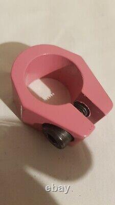 Bmx Tuf Neck Seat Post Clamp Original 1980s Pink Old school Bmx Classic Se Pk Gt