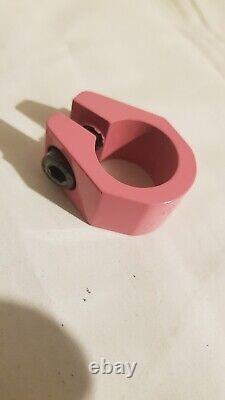 Bmx Tuf Neck Seat Post Clamp Original 1980s Pink Old school Bmx Classic Se Pk Gt