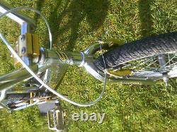 Bmx bike old school type chrome retro cycle