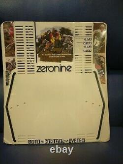 Bmx old school Zeronine race plate original 80s NOS vintage