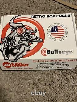 Bullseye Retro Cranks 180 Bmx 1 Of 100 Old School Brand New GT