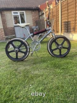 Chrome Old School Bmxpk Ripper Lookwhitewalls/mags/pad Set Etcrestolook