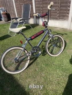 Chrome Old School Bmxpk Ripper Lookwhitewalls/mags/pad Set Etcrestolook