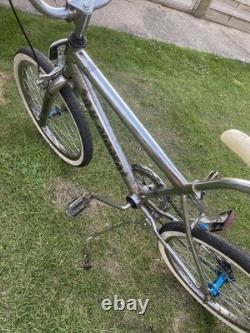 Chrome Old School Bmxpk Ripper Lookwhitewalls/mags/pad Set Etcrestolook