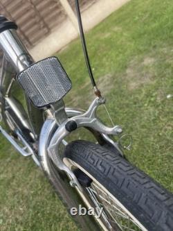 Chrome Old School Bmxpk Ripper Lookwhitewalls/mags/pad Set Etcrestolook