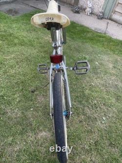 Chrome Old School Bmxpk Ripper Lookwhitewalls/mags/pad Set Etcrestolook