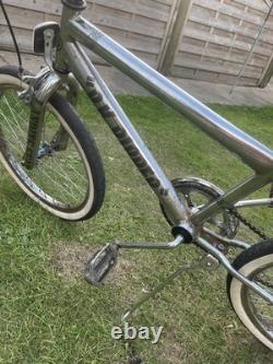 Chrome Old School Bmxpk Ripper Lookwhitewalls/mags/pad Set Etcrestolook