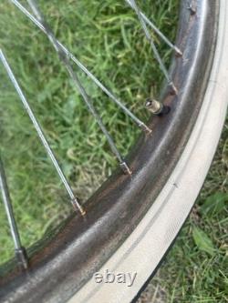Chrome Old School Bmxpk Ripper Lookwhitewalls/mags/pad Set Etcrestolook