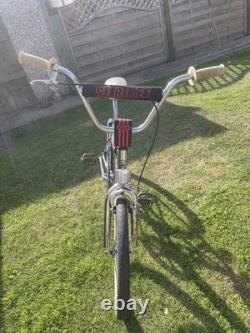 Chrome Old School Bmxpk Ripper Lookwhitewalls/mags/pad Set Etcrestolook