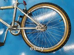 Chrome Stormer Sting Old School BMX Bike Early 80s Gum Wall Tyres