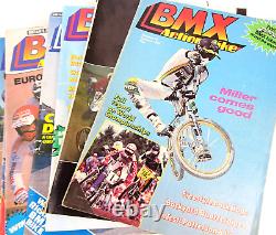 Collection of 22 Old School BMX Action Bike Magazines Various Issues 1983-1986