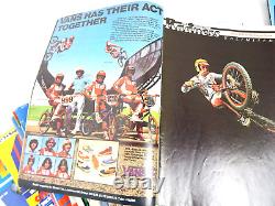 Collection of 22 Old School BMX Action Bike Magazines Various Issues 1983-1986