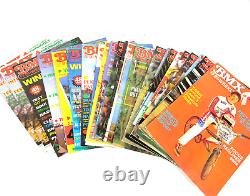 Collection of 24 Old School BMX Bi-Weekly Bike Magazines Various Issues VOL 4