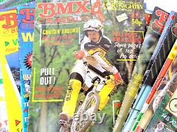 Collection of 24 Old School BMX Bi-Weekly Bike Magazines Various Issues VOL 4