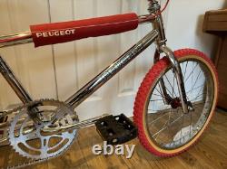 Cool Restored As Original (survivor Chrome) 1984 Peugeot Cpx-351 Old School Bmx