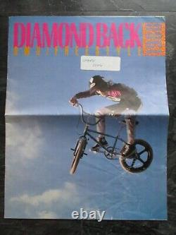 DIAMOND BACK BMX FREESTYLE CATALOG OLD SCHOOL BMX 1988 BROCHURE VINTAGE BMX 80s