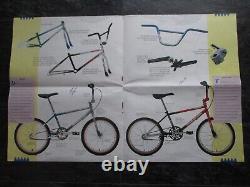 DIAMOND BACK BMX FREESTYLE CATALOG OLD SCHOOL BMX 1988 BROCHURE VINTAGE BMX 80s