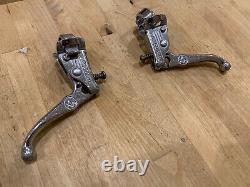 DIA COMPE Original BMX 1984 Tech 3 PAIR Levers 80's OLD SCHOOL Stamped 07/84