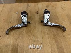 DIA COMPE Original BMX 1984 Tech 3 PAIR Levers 80's OLD SCHOOL Stamped 07/84