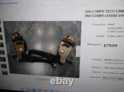 Dia Compe Tech 3 Bmx Brake Levers Old School Bmx Dia Compe Tech III Vintage Bmx