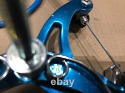 Dia compe original 80's mx 901 brake set blue old school bmx