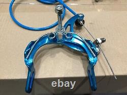 Dia compe original 80's mx 901 brake set blue old school bmx