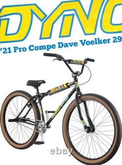 Dyno Pro Compe Dave Voelker 29 Inch Old Mid School BMX Wheelie Bike Black