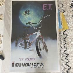 ET kuwahara bmx old school POSTER AUTHENTIC 1982 Very Good Condition