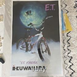 ET kuwahara bmx old school POSTER AUTHENTIC 1982 Very Good Condition Last One