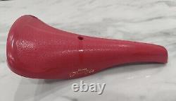 Elina Flyte Tech Old School BMX Seat Red Excellent Condition
