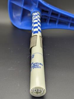 Elina Ul Nos 80s Old School Bmx Seat Saddle Genuine Blue Fibreglass Post