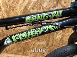 Fishbone Kong-Fu Flatland Freestyle BMX Old School, Mid School, Pac Man Forks GT