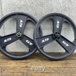 GT Fan Mags Old School BMX Rims 20 Performer Mag 3 Spoke Freestyle Made in USA