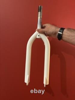 GT Performer Old School Forks In White, 1 Inch