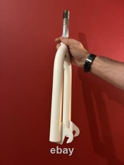 GT Performer Old School Forks In White, 1 Inch