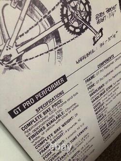 GT Pro Performer/Eddie Fiola Huge Canvas Old School BMX