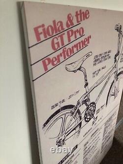 GT Pro Performer/Eddie Fiola Huge Canvas Old School BMX