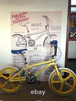 GT Pro Performer/Eddie Fiola Huge Canvas Old School BMX