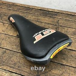 GT Speed Series Seat BMX CROMO Stitched Old Mid School Racing Viscount Saddle