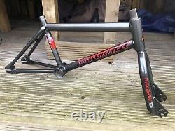 Genuine 1980's Old School Bmx Raleigh Mini Night Burner Custom Frameset 16 Bmx