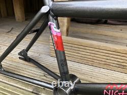 Genuine 1980's Old School Bmx Raleigh Mini Night Burner Custom Frameset 16 Bmx