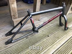 Genuine 1980's Old School Bmx Raleigh Mini Night Burner Custom Frameset 16 Bmx