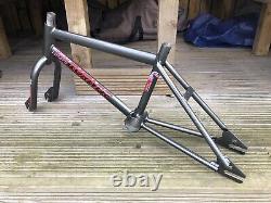 Genuine 1980's Old School Bmx Raleigh Mini Night Burner Custom Frameset 16 Bmx
