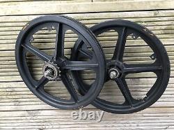 Genuine 1980s Old School Bmx Raleigh Burner 16 Mini Skyway Mag Wheels Survivor