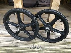Genuine 1980s Old School Bmx Raleigh Burner 16 Mini Skyway Mag Wheels Survivor